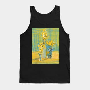 African bird and narcissi Tank Top